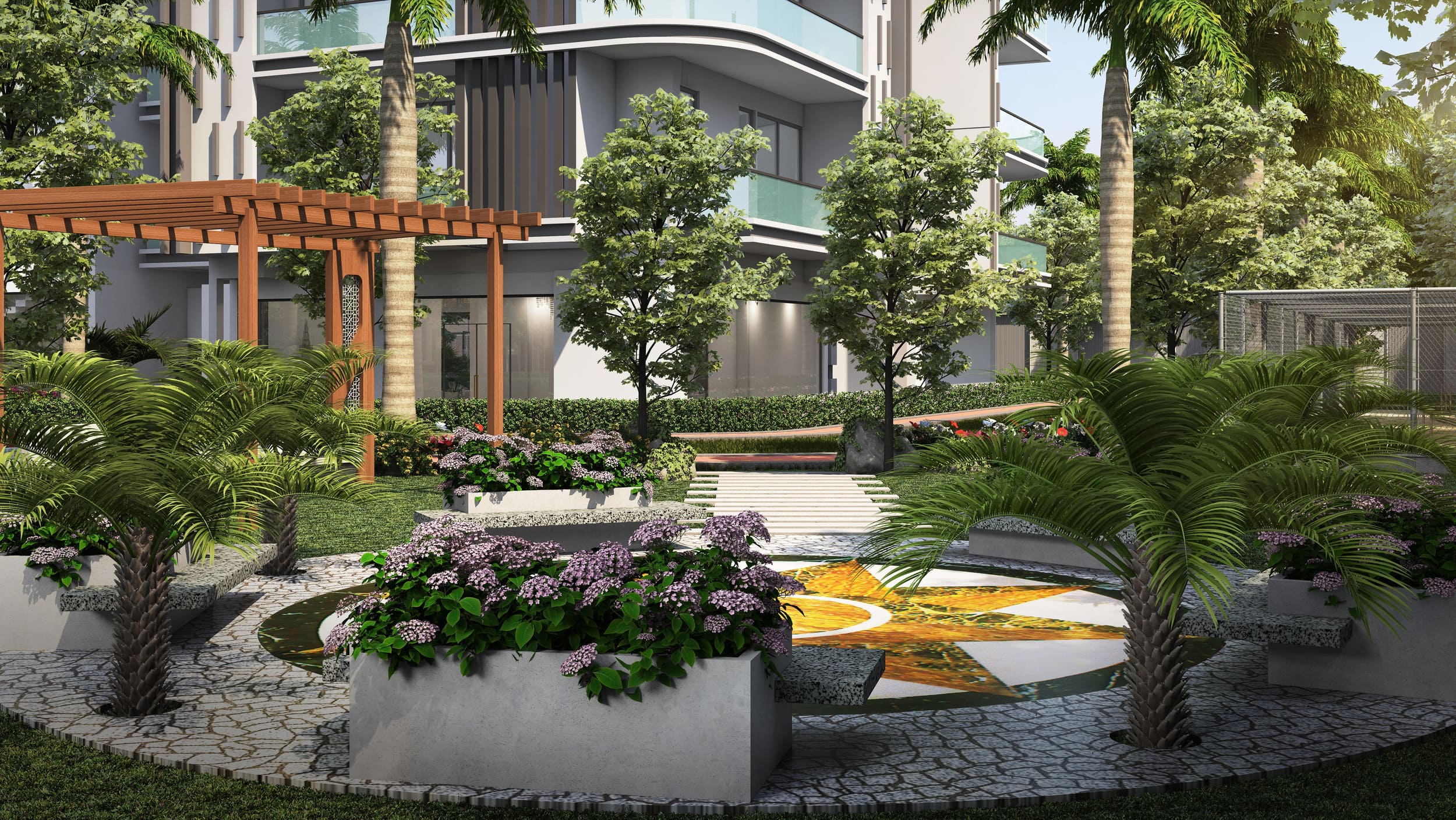 Landscaped Greens
